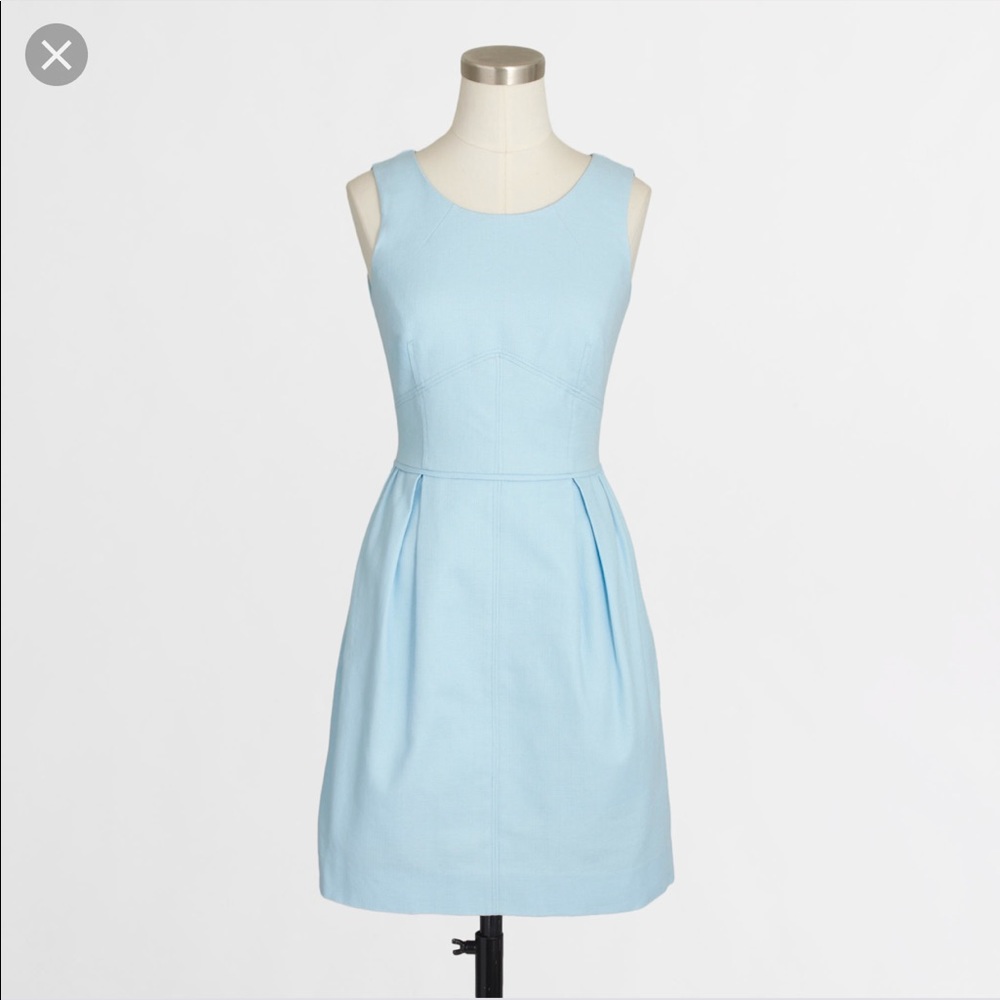 J. Crew light blue dress with pockets